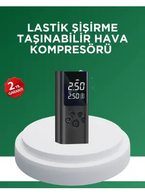 Dijital Lastik Pompası Çok Amaçlı Taşınabilir Kompresör