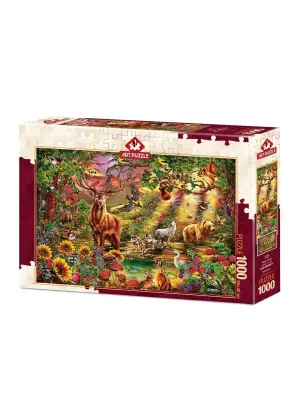 Omarı Büyülü Orman Parça Puzzle