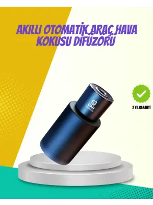 Doğal Difüzyonlu Şarjlı Oto Kokusu Cam Gövdeli