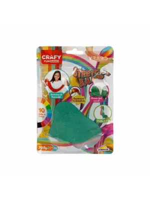 Omarı Esnek ve Renkli Oyun Kumu (Yeşil g)