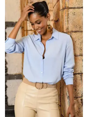 Viskon Kumaş Şık Gömlek