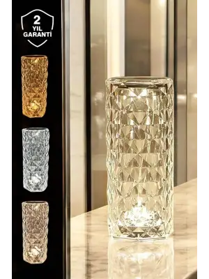 Dokunmatik Kristal Gece Lambası Hediyelik