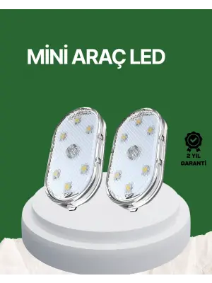 Dokunmatik Sensörlü Şarjlı Araç İçi Ambiyans Aydınlatma