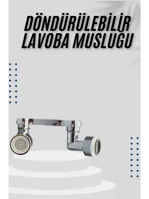 Dönebilen Musluk Başlığı Akrobat Mutfak Banyo Musluk Ucu Başlığı Oynar Başlıklı