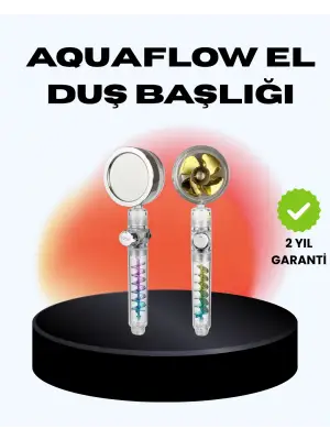 Döner Pervaneli El Duşu Başlığı – Su Tasarruflu, Basınç Artırıcı, Yağmur Etkili