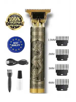 Dragon Çelik Kasa Profesyonel Saç Sakal Ense Çizim Tüm Vücut Tüyü Lazer Öncesi Tıraş Makinesi