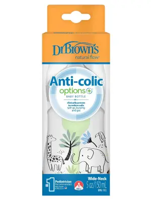 Dr.Browns Geniş Ağız PP Antikolik Options Biberon 150 ml Erkek