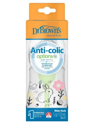 Dr.Browns Geniş Ağız PP Antikolik Options Biberon 150 ml Kız