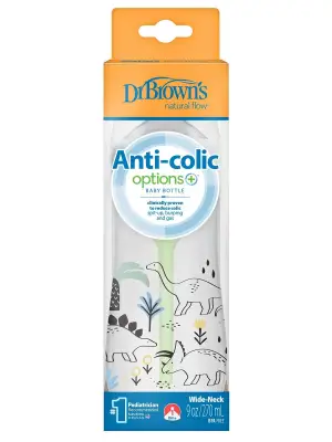 Dr.Browns Geniş Ağız PP Antikolik Options Biberon  270 ml Erkek