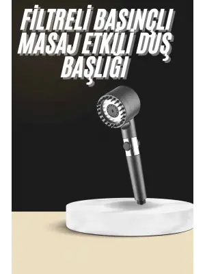Duş Başlığı Profesyonel Masaj Başlıklı 3 Modlu Yeni Nesil Masaj Uçlu Su Tasarruflu