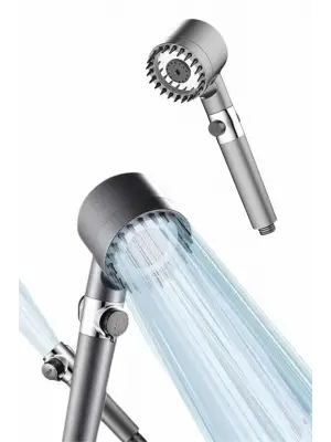 Duş Başlığı Profesyonel Masaj Başlıklı 3 Modlu Yeni Nesil Masaj Uçlu Su Tasarruflu