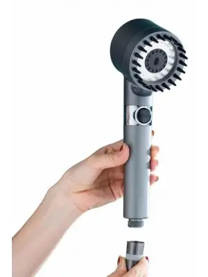 Duş Başlığı Yüksek Basınçlı Masaj Taraklı 3 Kademeli