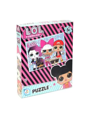 Omarı Çocuklar için Eğlenceli 54 Parça Puzzle