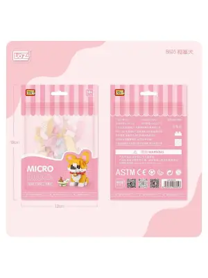 Omarı Renkli Köpek Blok Seti Mini Poşet