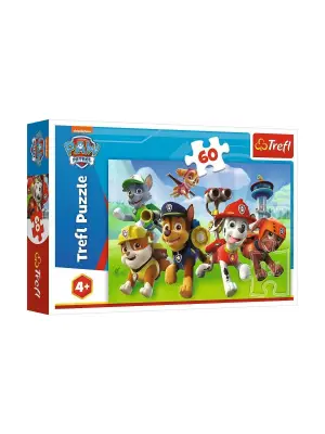 Omarı Renkli ve Eğlenceli 60 Parça Paw Patrol Puzzle