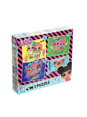 Omarı Eğlenceli 4ü1 Kutuda Kids Puzzle Seti