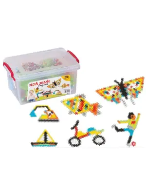 Omarı Renkli Çiçek Puzzle Parça Box Set