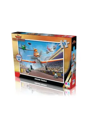 Omarı Eğlenceli Uçak Tasarımı 50 Parça Puzzle