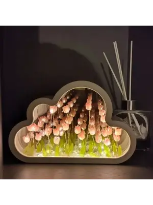 El Yapımı Büyük Boy Bulut Gece Lambası