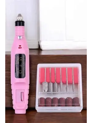 Elektrikli Manikür Pedikür Törpü Seti Protez Tırnak Nasır Temizleyici