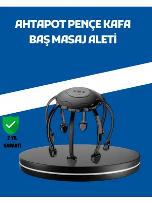 Elektrikli Saç Derisi Masaj Aleti Çok Noktalı 8 Kollu Titreşimli Masaj