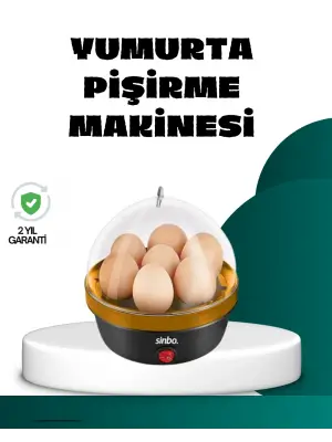 Elektrikli Yumurta Pişirme Makinesi 7 Yumurta Kapasiteli