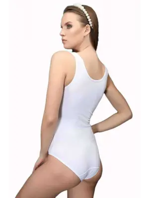 Çıtçıtlı Slip Body Beyaz