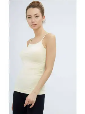 İp Askılı Uzun Ten Atlet Kadın Giyim