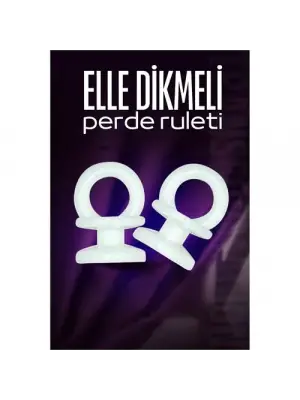 Elle Dikmeli Perde Düğmesi Perde Ruleti 38 ADET