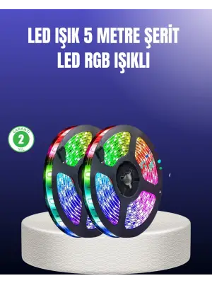 Enerji Tasarruflu Rgb Şerit Led 5 Metre