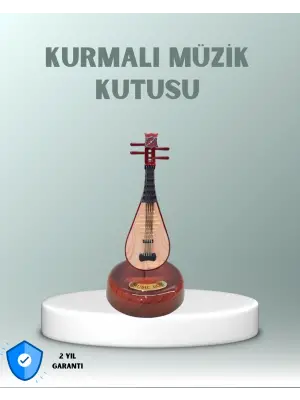 Enstrüman Figürlü Melodi Çalan Dekoratif Müzik Kutusu