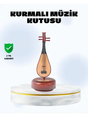 Enstrüman Şeklinde Müzik Kutusu Lüt Tasarım Melodious Music