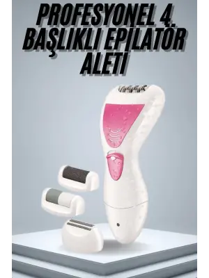 Epilatör Cihazı Epilasyon Aleti Çoklu Başlık Seçeneği Ayak Törpüsü