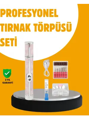 Ergonomik Saplı 20.000 Rpm Hız Kontrollü Manikür Pedikür Makinesi