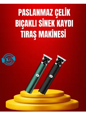 Ergonomik Tasarımlı Dayanıklı Metal Gövdeli Saç Kesme Makinesi
