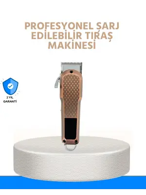 Erkek Bakım Makinesi – Lcd Ekranlı 7000rpm Şarjlı Saç Ve Sakal Kesme Cihazı