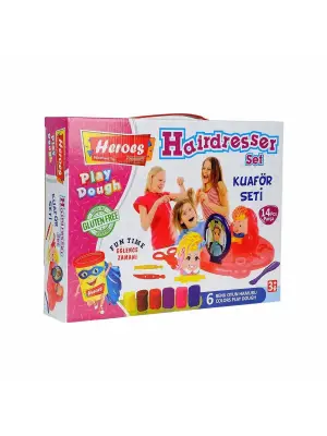 Omarı Kuaför Oyun Hamuru Seti - Yaratıcı Çocuklar İçin Eğlenceli Set