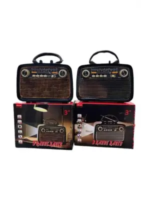 Eskitme Nostalji Tasarımlı Bluetoothlu Nostalji Radyo Ahşap Nostaljik Görünümlü