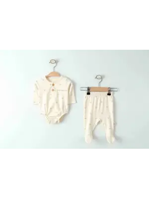 Eslenza Baby Zıbın Takım 0002 Bej