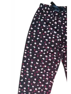 Omarı Rahat ve Şık Siyah Beli Lastikli Pantolon