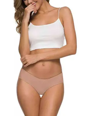 Omarı Esnek Lazer Kesim Kadın Dikişsiz İz Yapmayan Külot