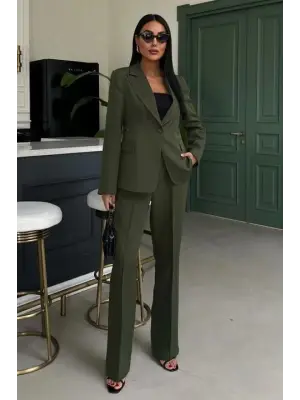 Omarı Dantel Detaylı Premium Takım Elbise