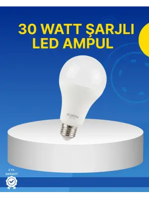 Ev Ve İş Yeri İçin Şarjlı Led Ampul
