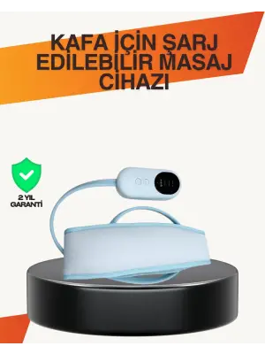 Evde Spa Etkisi Sunan Isıtmalı Baş Masaj Cihazı