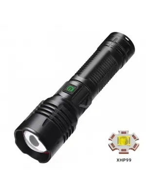 F-38  Yüksek Güç Ultra Spot Uzun Menzilli El Feneri Şarj Edilebilir Led   Güçlü El Fener Aydınlatma