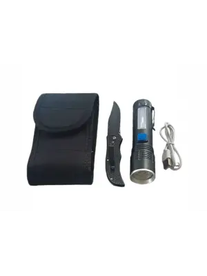 F-91 Zoomlu Xhp-50 Güçlü Işık Taşıma Çantalı 2,li Set