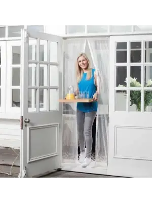 Omarı Mıknatıslı Pencere ve Kapı Sinekliği Tülü Perde