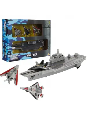 Fırlatma Rampalı Askeri Uçak Gemisi Seti - T063