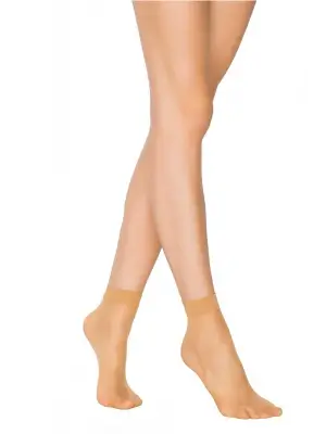 Omarı Parlak İnce Kısa Çorap - Kadın Soket Çorap