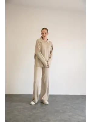 Şık Palazzo Triko Takım